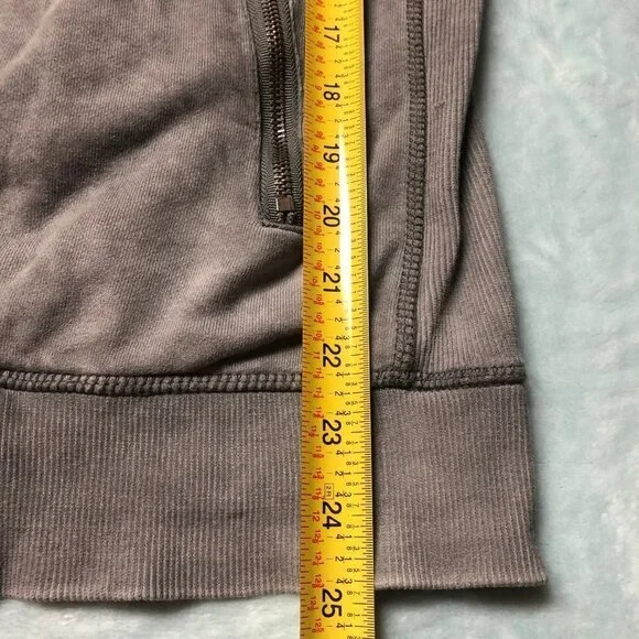 Buffalo David Bitton Distredded Grey Zip Up Lightweight Jacket Medium - Picture 8 of 11